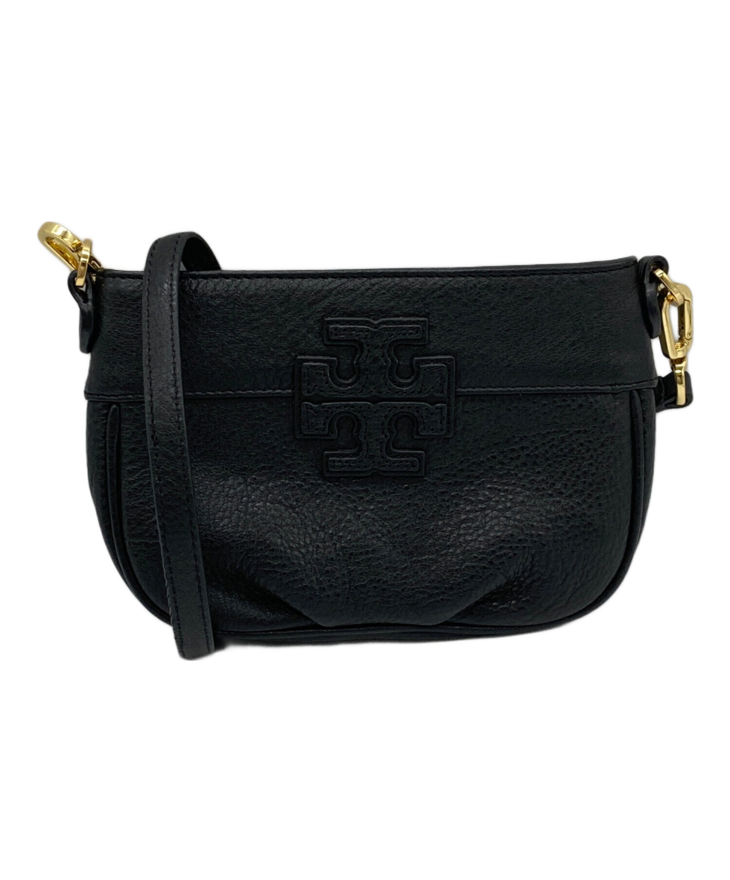 トリーバーチ Tory Burch ショルダーバッグ レザー ブラック レディース 送料無料【中古】 r11131a 中古・古着通販】TORY BURCH (トリーバーチ) ミニショルダーバッグ