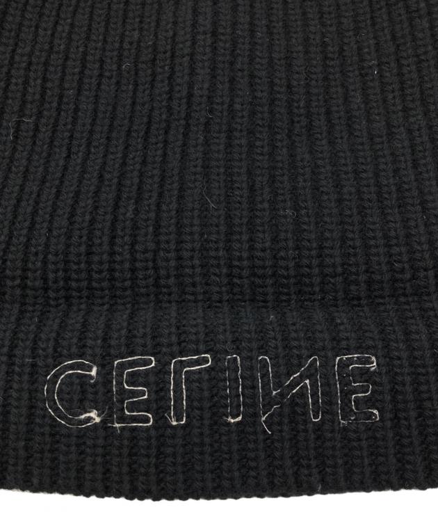 中古・古着通販】CELINE (セリーヌ) エンブロイダリーニット帽