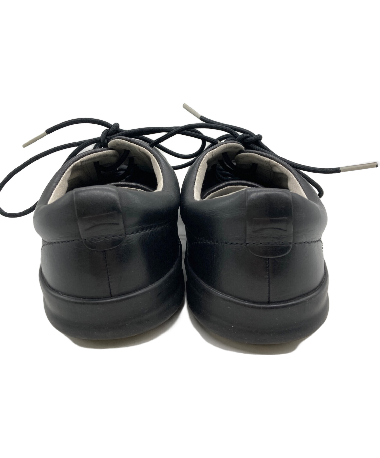 【中古】CAMPER カンペール レザー スニーカー ブラック 中古・古着通販】CAMPER (カンペール) チャシススポーツ レザー