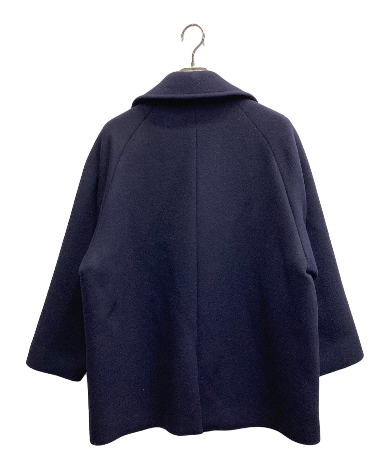 中古・古着通販】TOCCA (トッカ) ウールPコート ネイビー サイズ:FREE 
