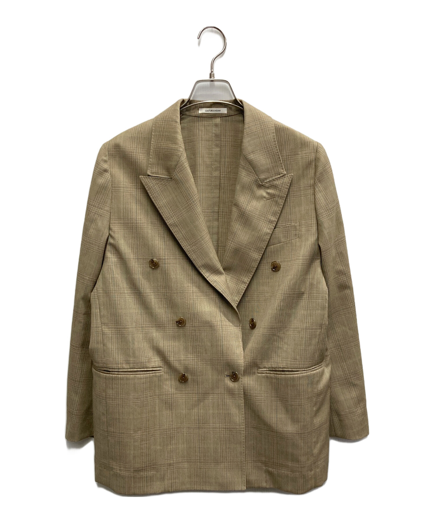 COUTURE DADAM DOUBLE BREASTED ジャケット COUTURE DADAM DOUBLE BREASTED ジャケット 36 【公式通販】