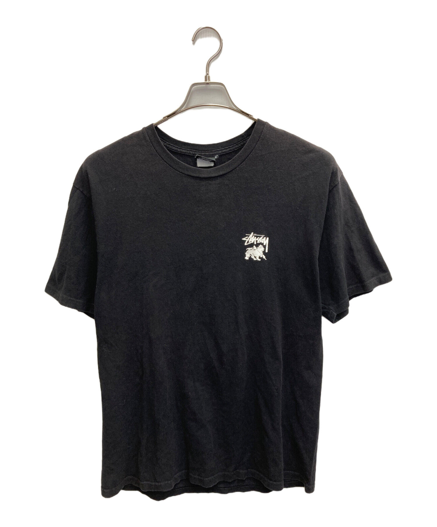 中古・古着通販】stussy (ステューシー) プリントTシャツ ブラック 中古・古着通販】stussy (ステューシー) プリントTシャツ ブラック