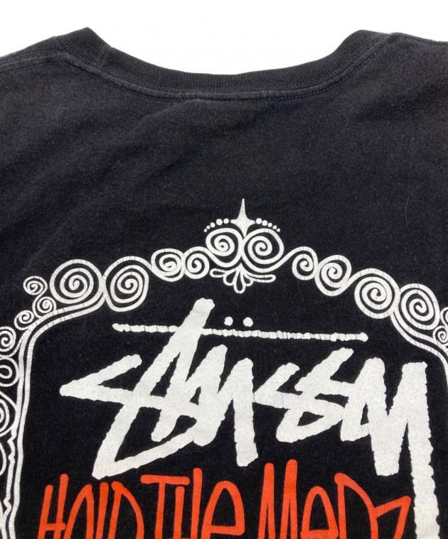 中古・古着通販】stussy (ステューシー) プリントTシャツ ブラック