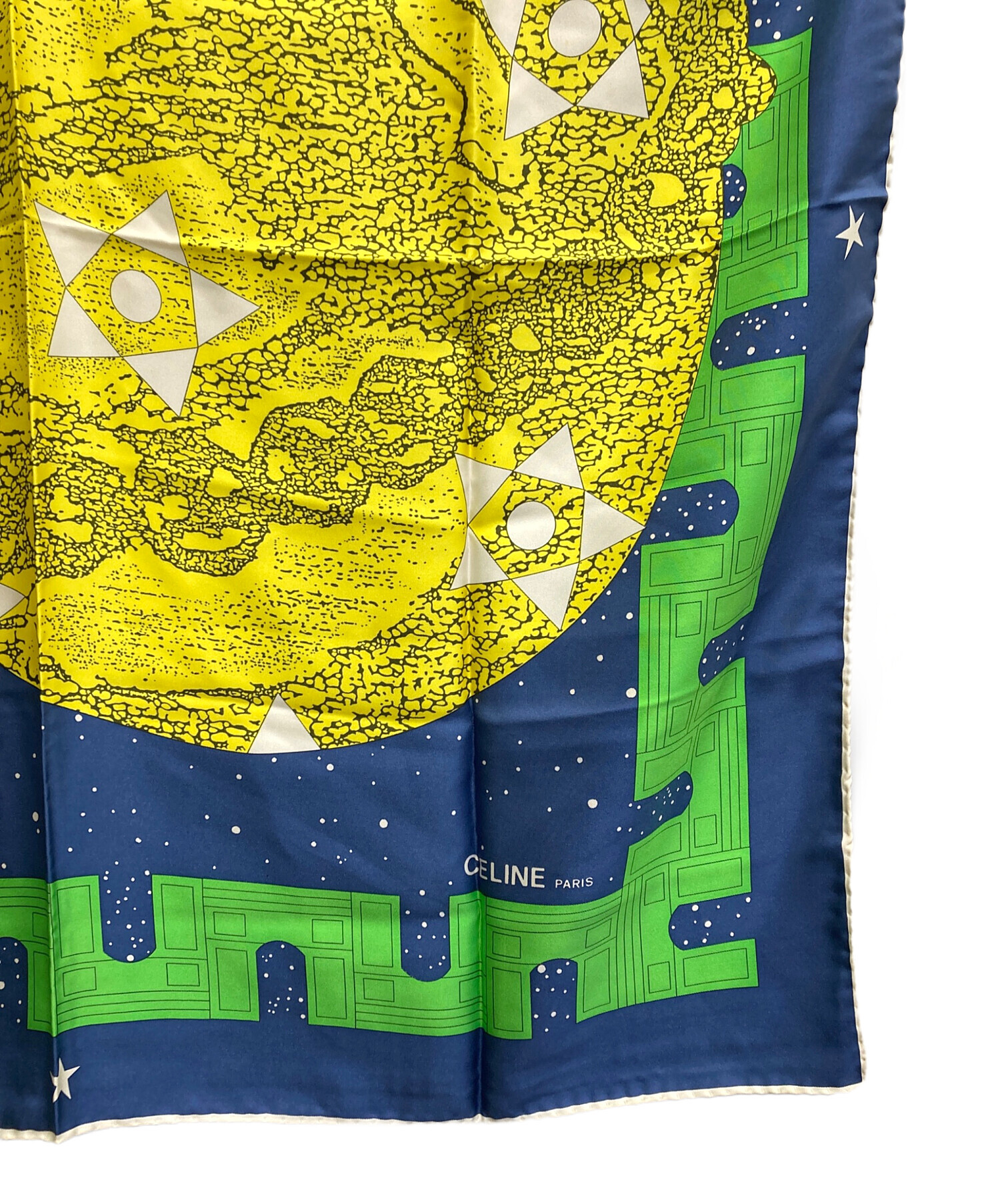 新品✨セリーヌ 00年代 希少ヴィンテージ ブラウス 総柄 シルク スカーフ柄 CELINEシルクスカーフ(ヴィンテージ革小物・グッズ)｜ヴィンテージ商品 トップス