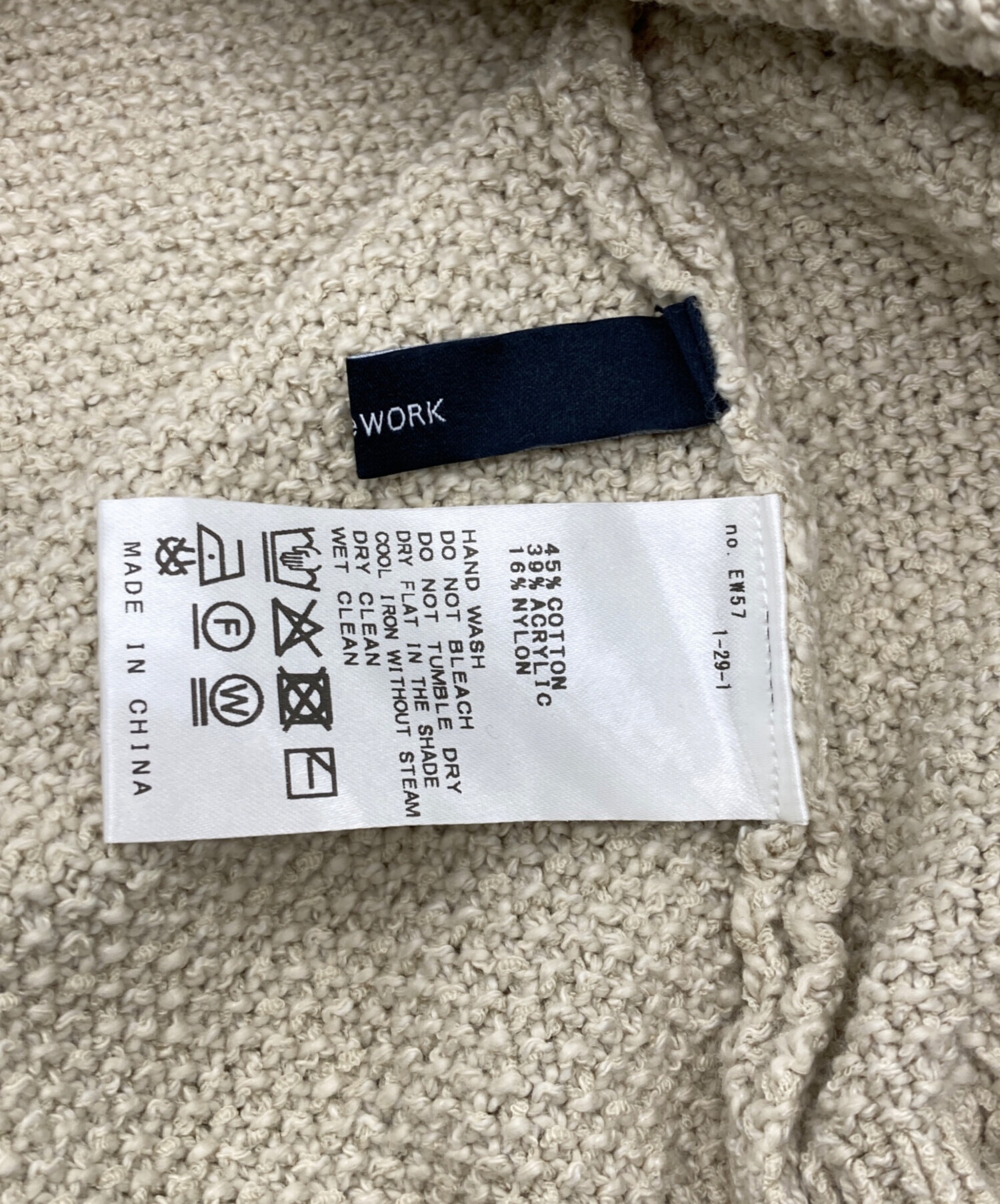 中古・古着通販】FRAMeWORK (フレームワーク) カノコ2WAYヘンリー