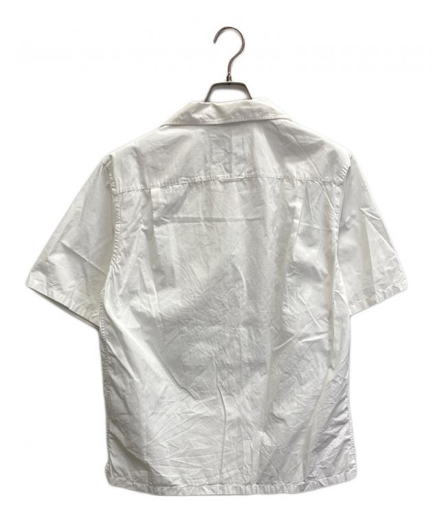 中古・古着通販】PRADA (プラダ) ロゴパッチ コットン オープンカラー