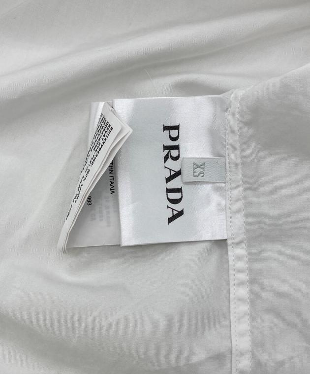 中古・古着通販】PRADA (プラダ) ロゴパッチ コットン オープンカラー