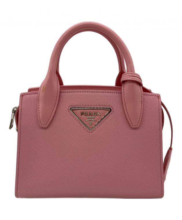 PRADA (プラダ) 2WAYショルダーバッグ/サフィアーノ ピンク 楽天市場】プラダ サフィアーノ ショルダーバッグ レザー ピンク