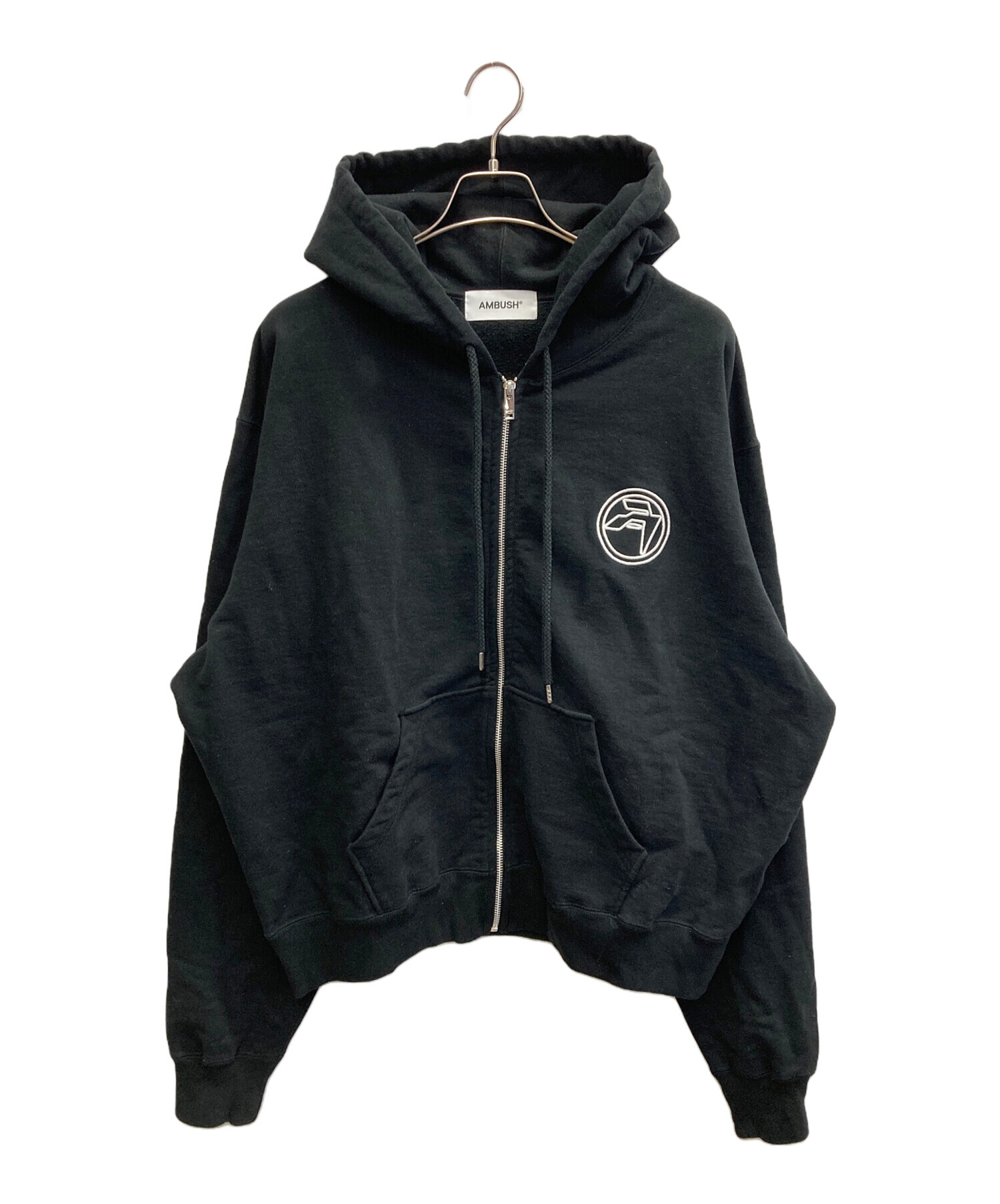 【1週間限定出品】AMBUSH パーカー 中古・古着通販】AMBUSH (アンブッシュ) ロゴ ジップアップ フーディー