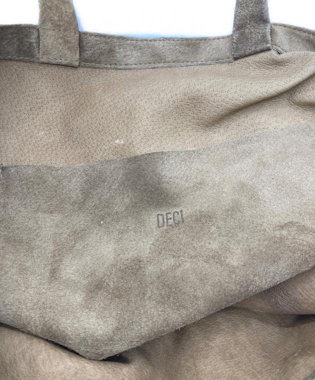 中古・古着通販】DECI (デシ) Suede Tote Bag ブラウン｜ブランド