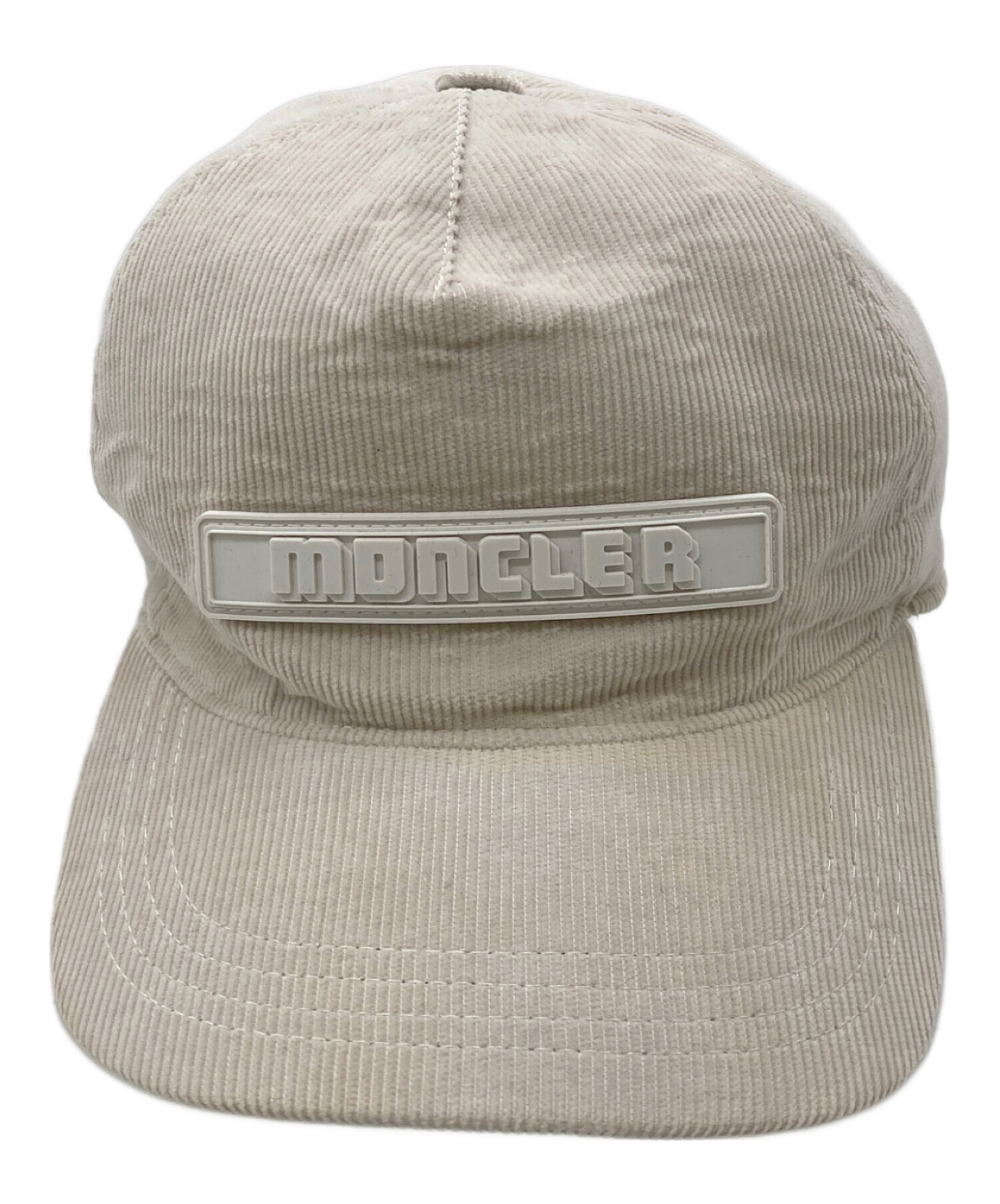 モンクレール　ベージュ　キャップ 中古・古着通販】MONCLER (モンクレール) BRERETTO BASEBALL キャップ