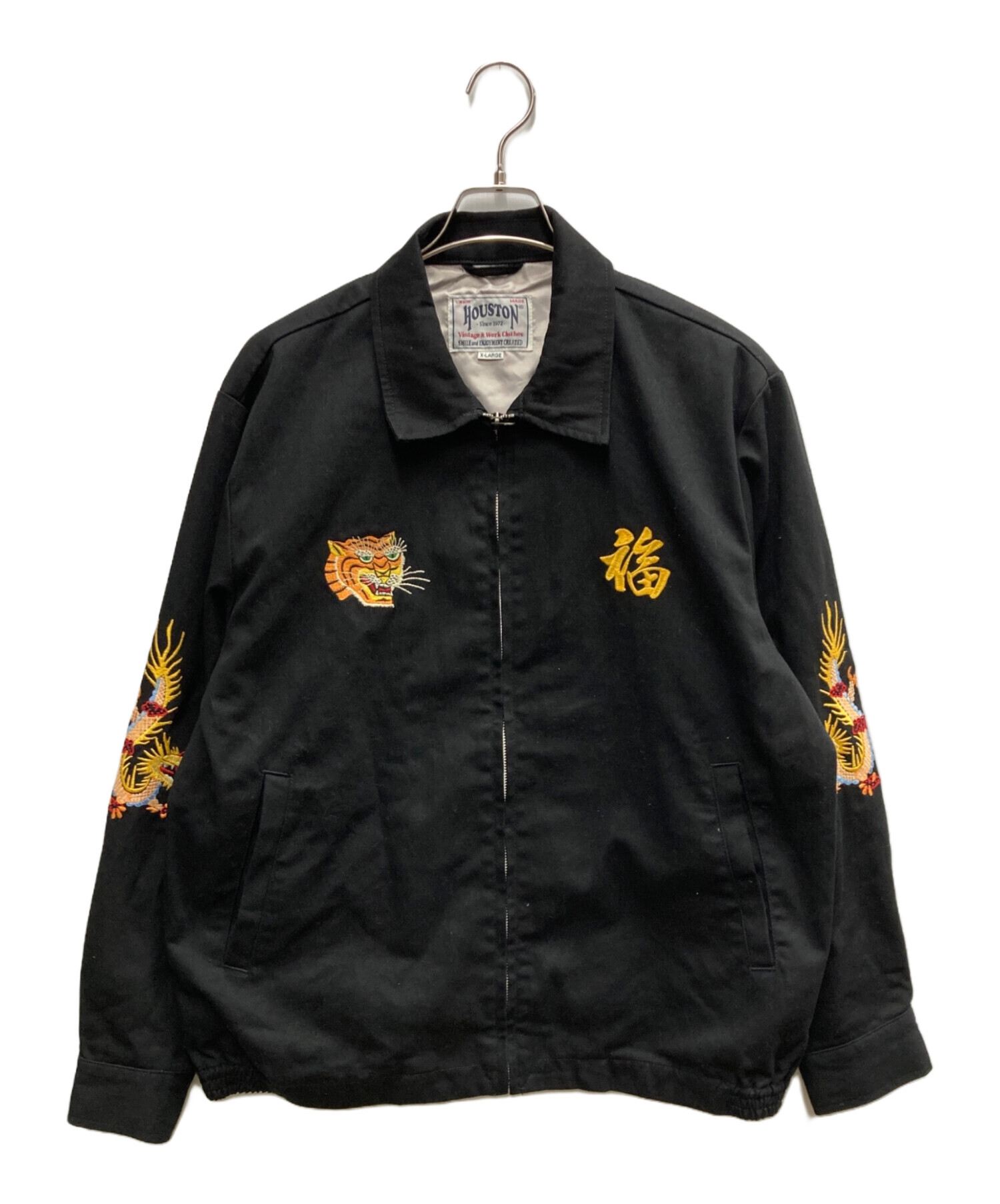 中古・古着通販】HOUSTON (ヒューストン) ベトナムジャケット ブラック 中古・古着通販】HOUSTON (ヒューストン) ベトナムジャケット ブラック