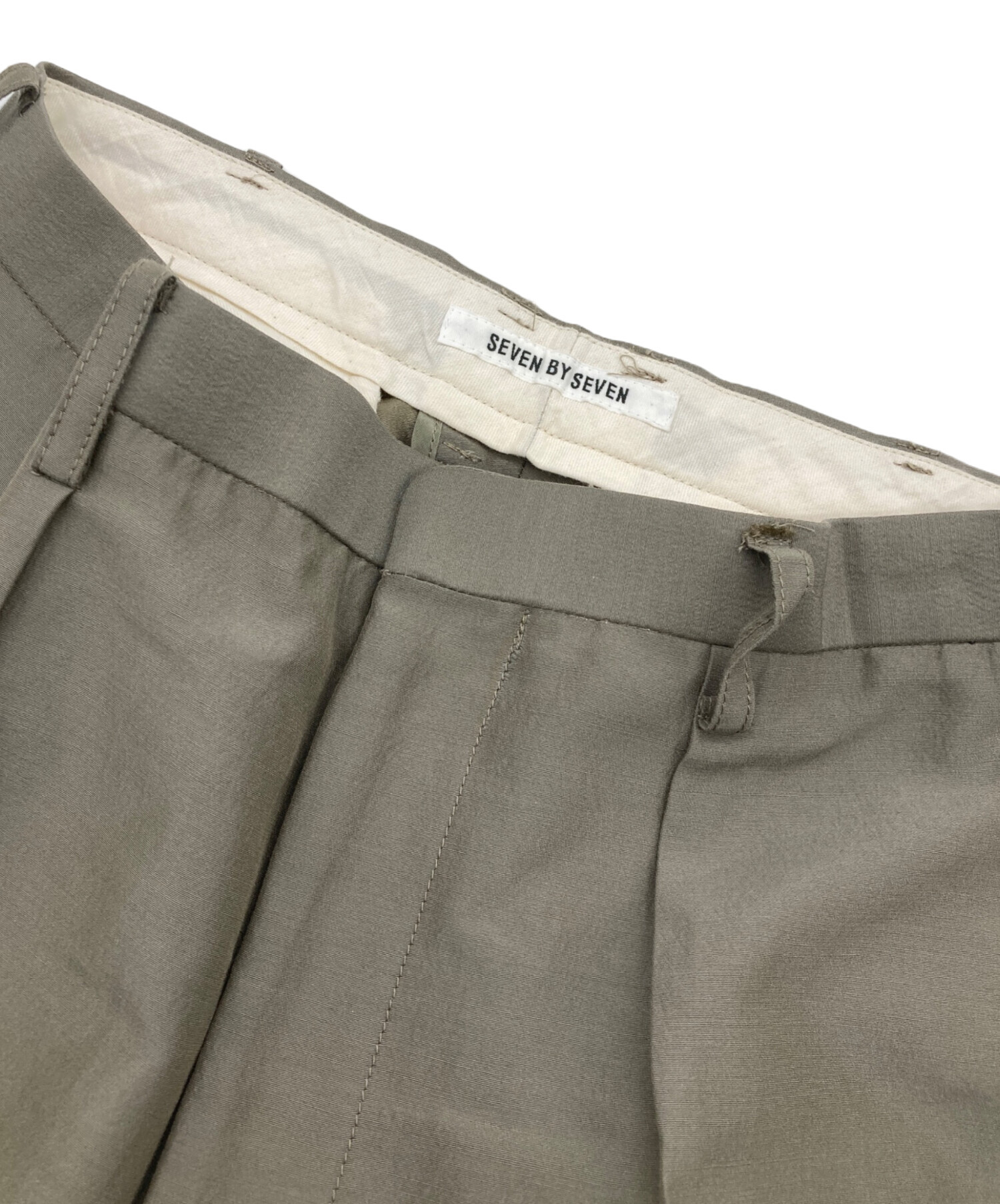 コウ出品 中古・古着通販】seven by seven (セブンバイセブン) IN-TUCK TROUSERS