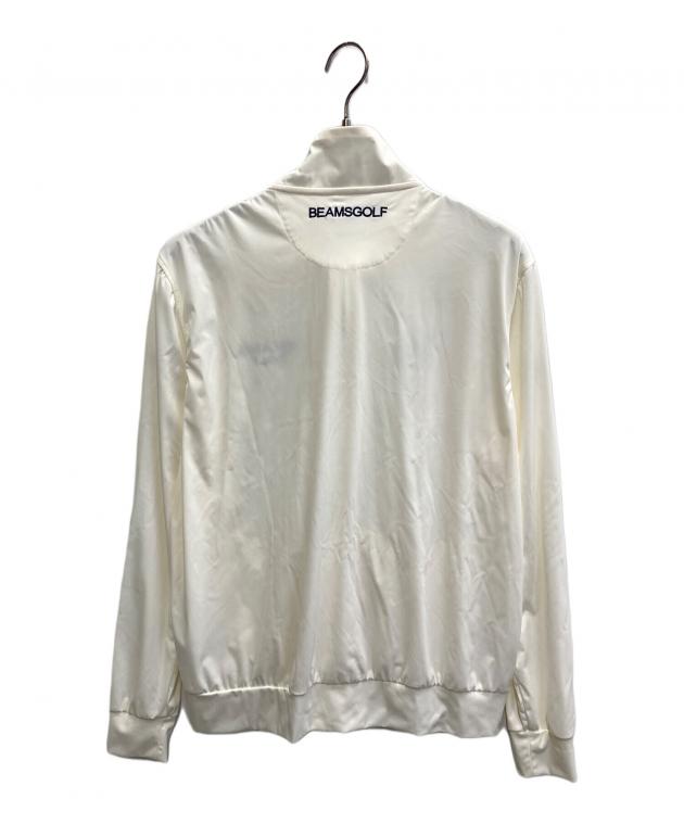 BEAMS GOLF フリースジャケット L ホワイト 中古・古着通販】BEAMS GOLF (ビームスゴルフ) PURPLE LABEL