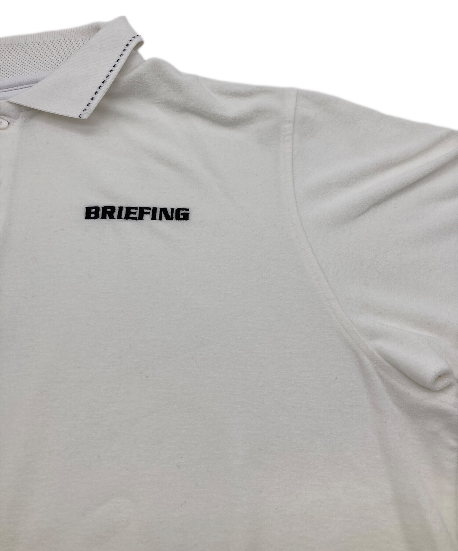 中古・古着通販】BRIEFING (ブリーフィング) ポロシャツ ホワイト