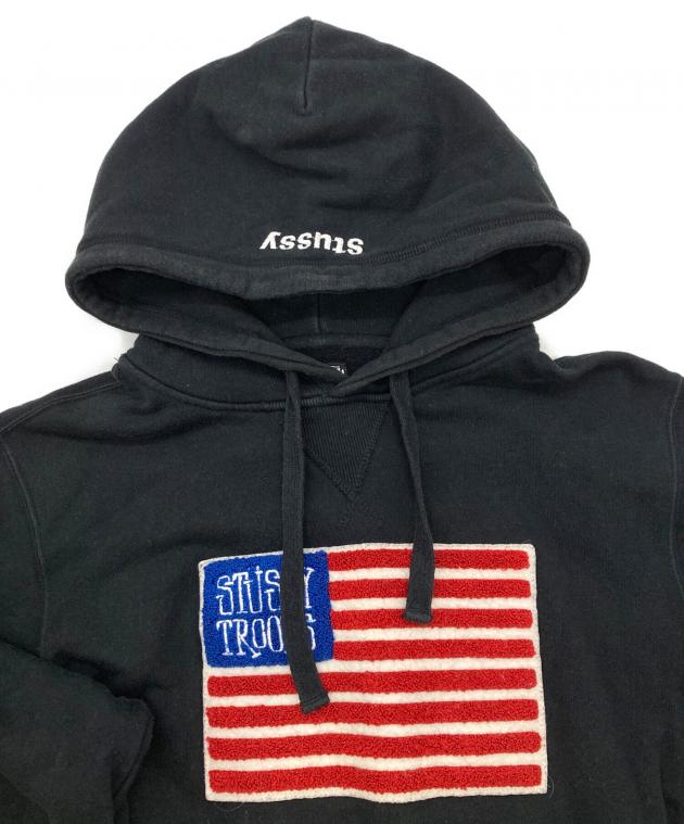【00s】極美品 OLD STUSSY パイル刺繍パーカー 00s】極美品OLD STUSSY パイル刺繍パーカー 【公式通販】