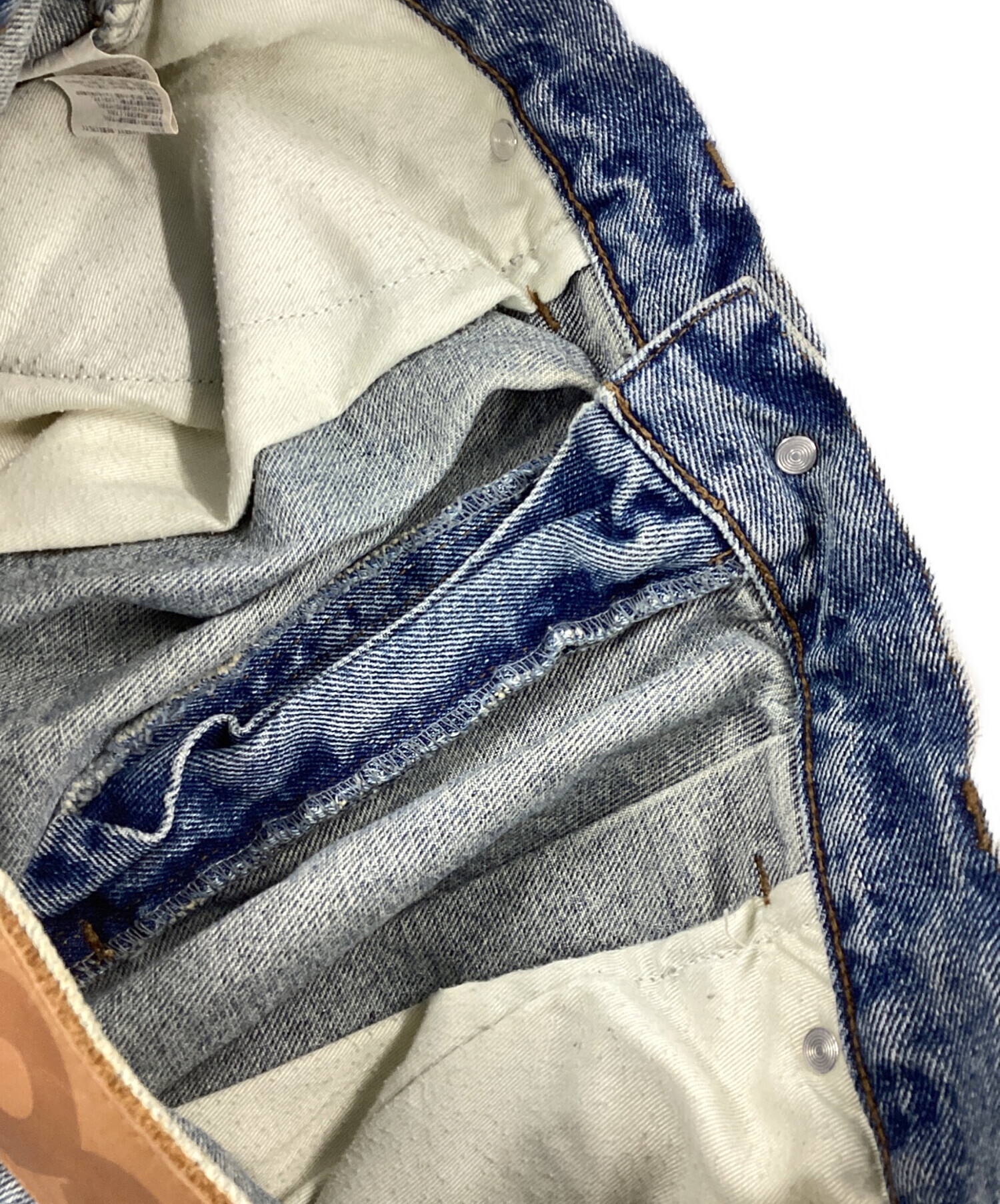 中古・古着通販】9090 (9090) King Logo Damage Buggy Denim 