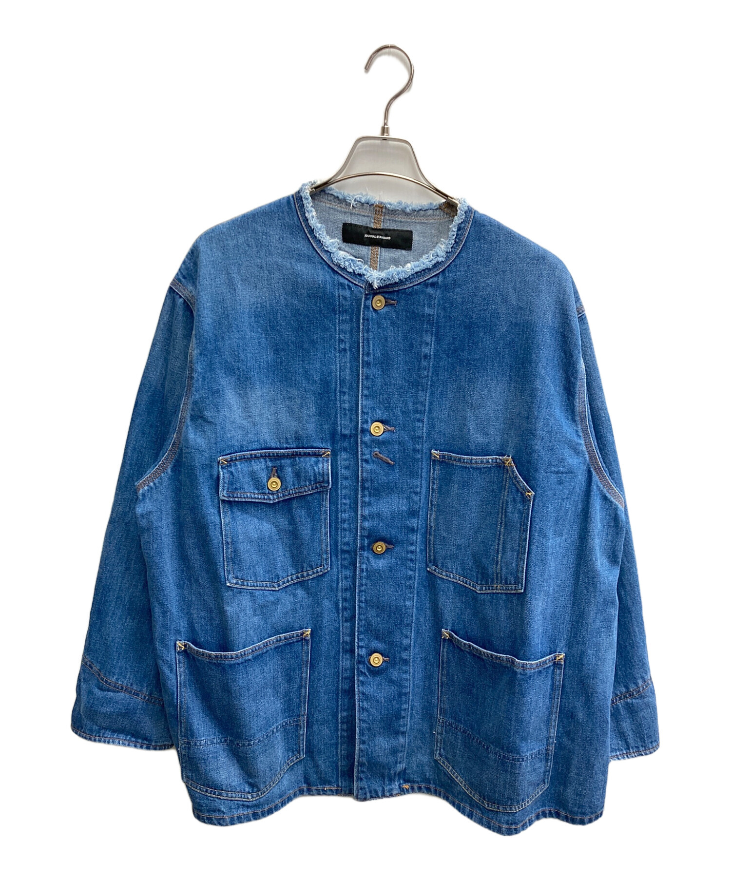 【タグ付き未使用】ジャーナルスタンダード　デニムカバーオール　ブルー 中古・古着通販】JOURNAL STANDARD (ジャーナルスタンダード) デニム