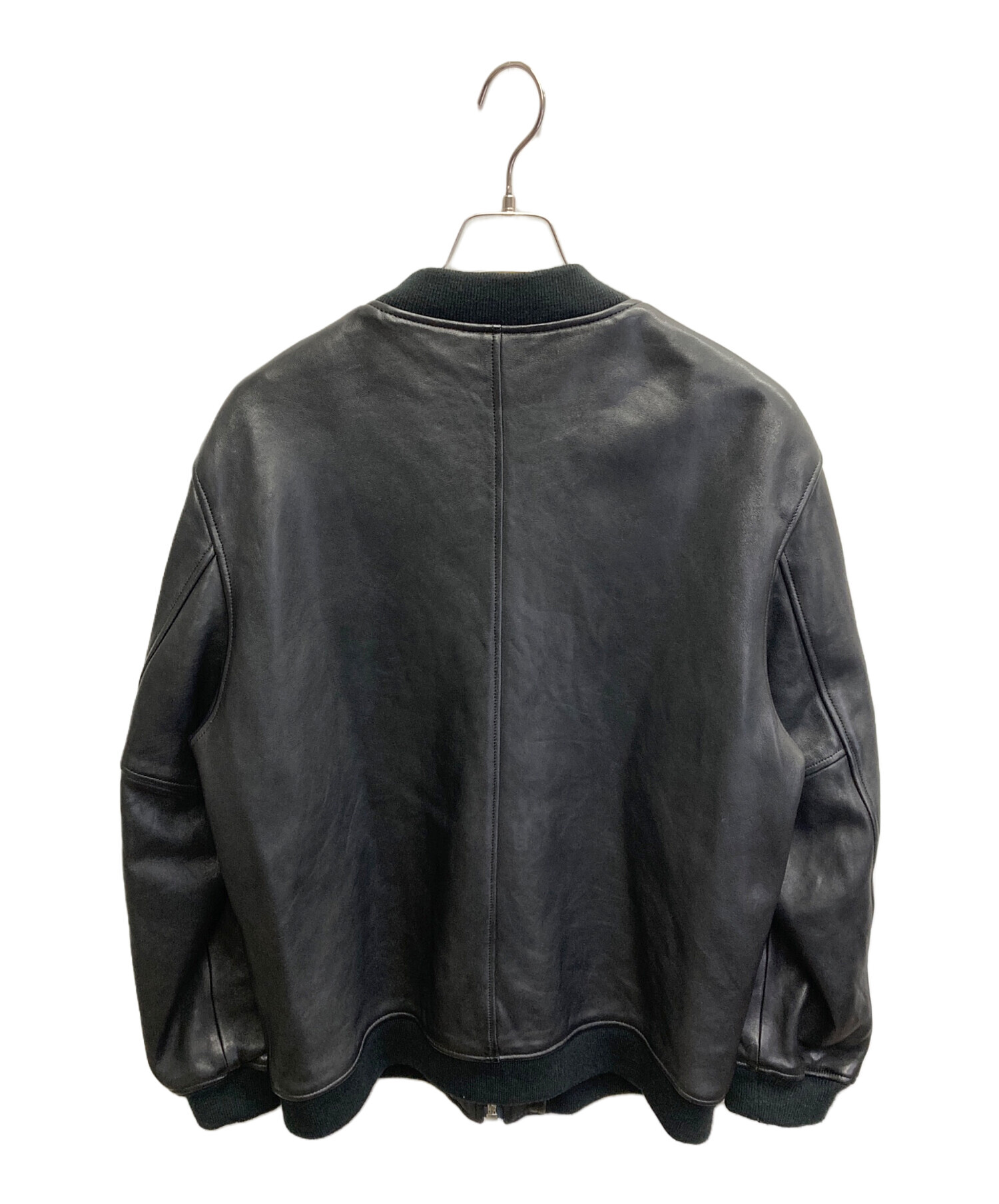 中古・古着通販】Schott (ショット) LEATHER BOWERY JACKET ブラック