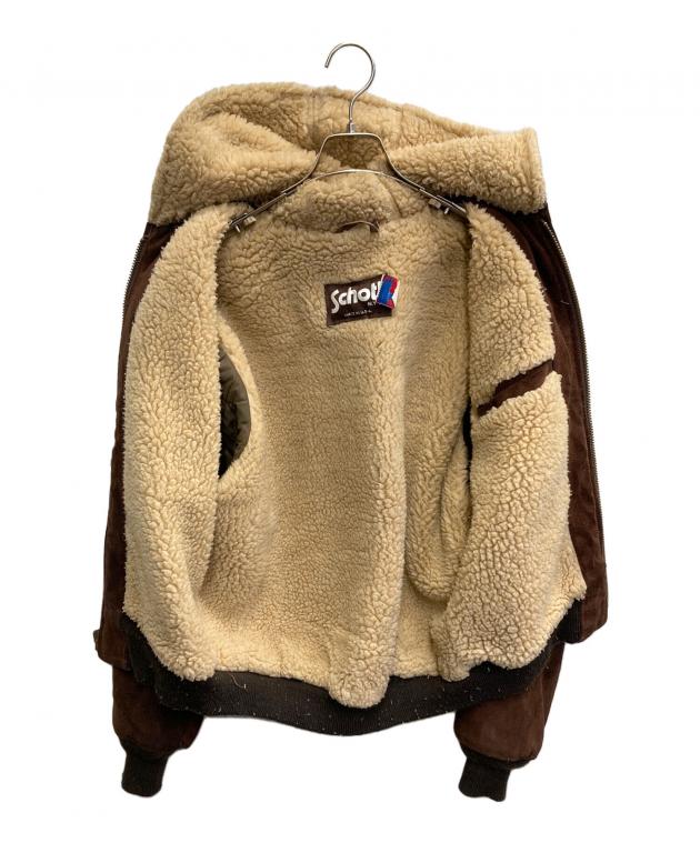 中古・古着通販】Schott (ショット) USA製 スエードレザーボア