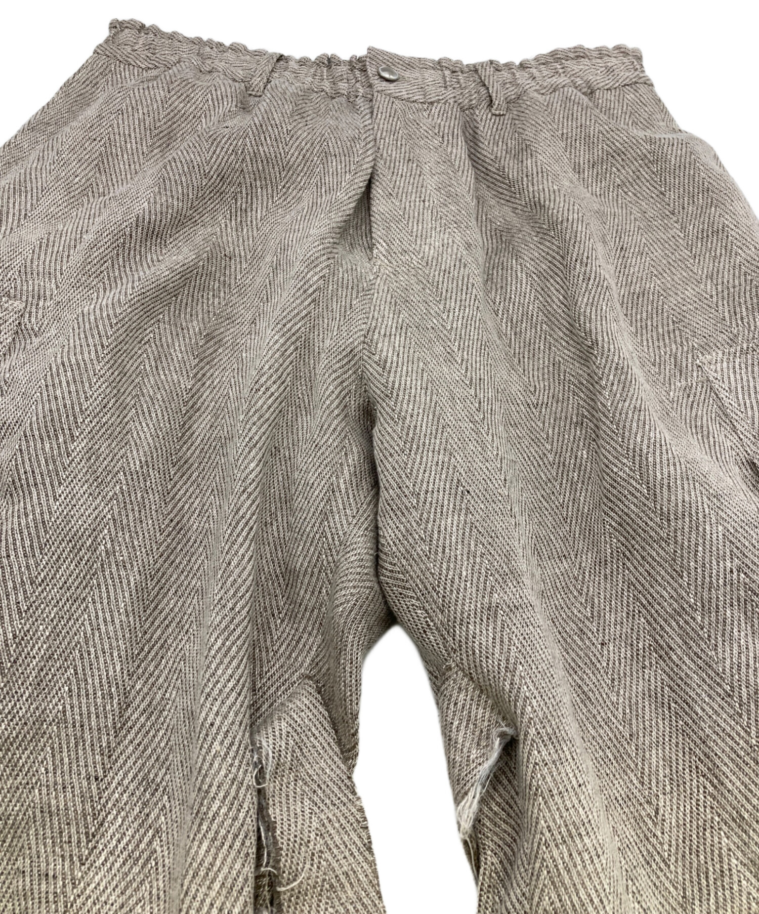sulvam サルバム ボンテージ スラックス 中古・古着通販】sulvam (サルバム) 26SS リネンカーゴボンテージ
