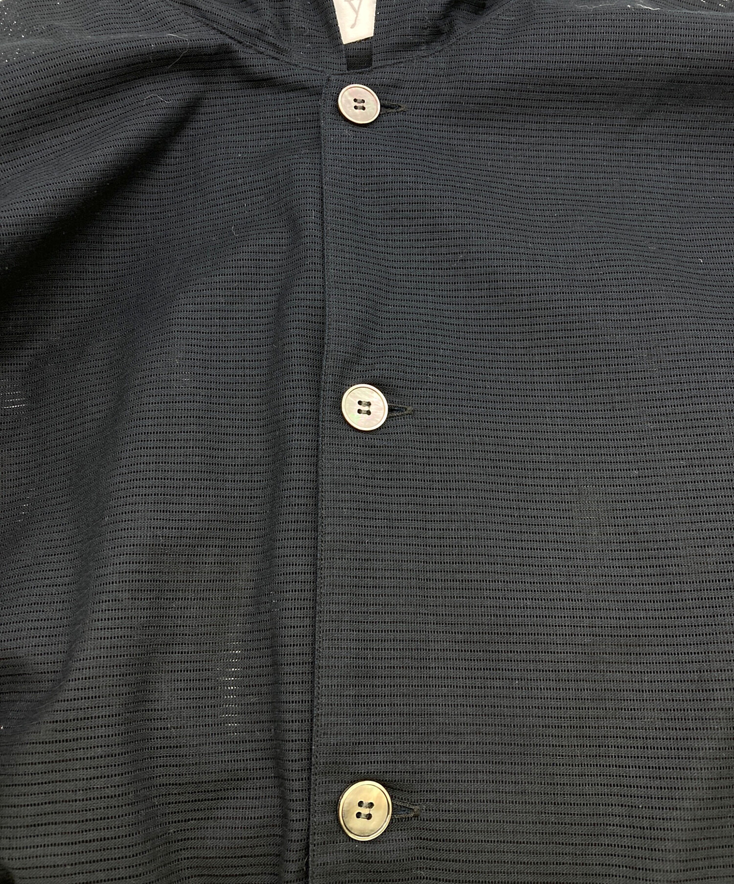Seya. HOODIE SHIRT ホワイト　サイズ1 中古・古着通販】seya. (セヤ) HOODIE SHIRT ネイビー サイズ:3