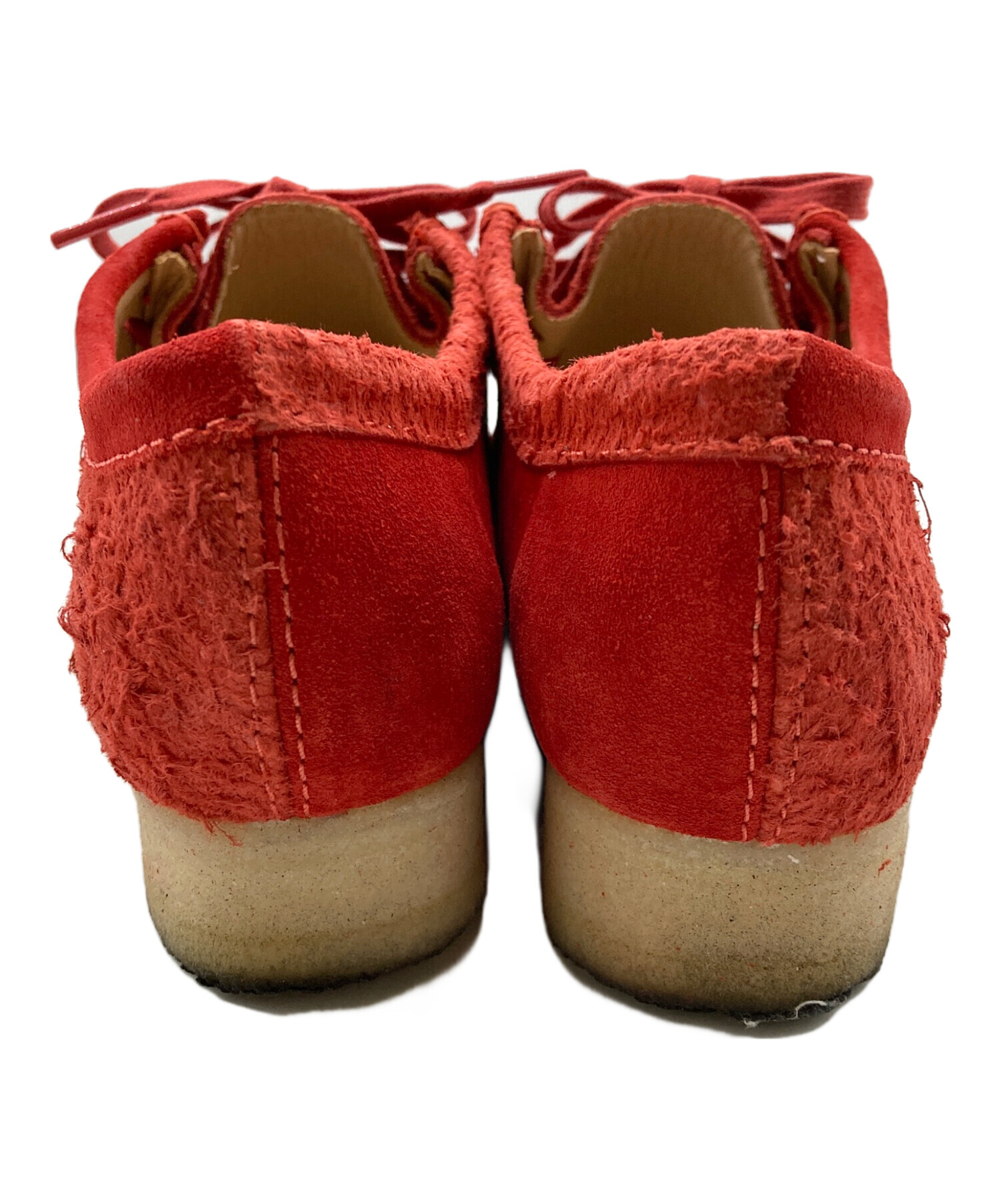 中古・古着通販】CLARKS (クラークス) Wallabee/ワラビーブーツ レッド