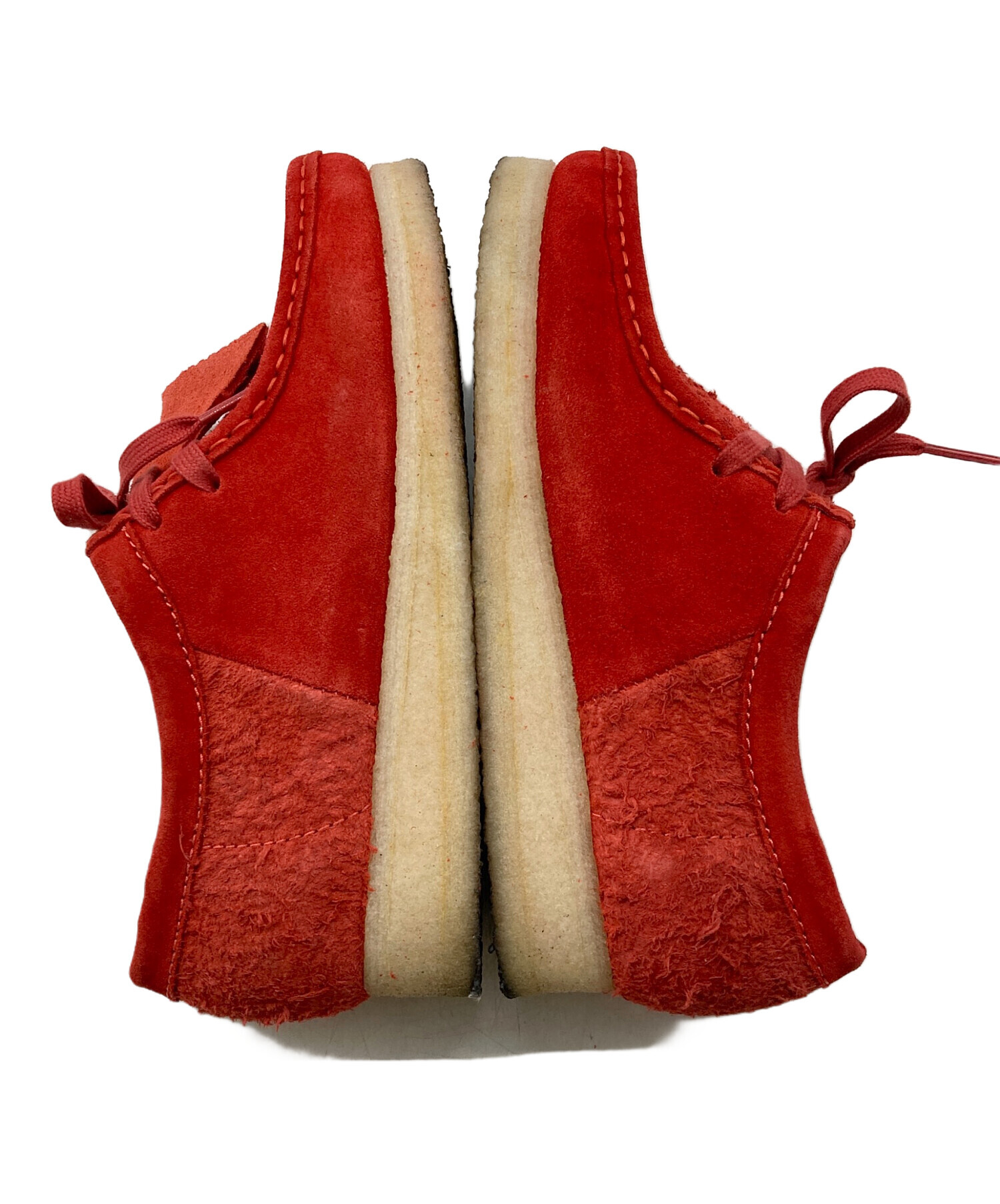 中古・古着通販】CLARKS (クラークス) Wallabee/ワラビーブーツ レッド