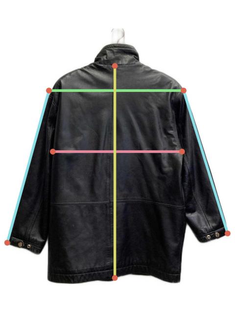 中古・古着通販】GIANNI VALENTINO (ジャンニバレンチノ) ラムレザー