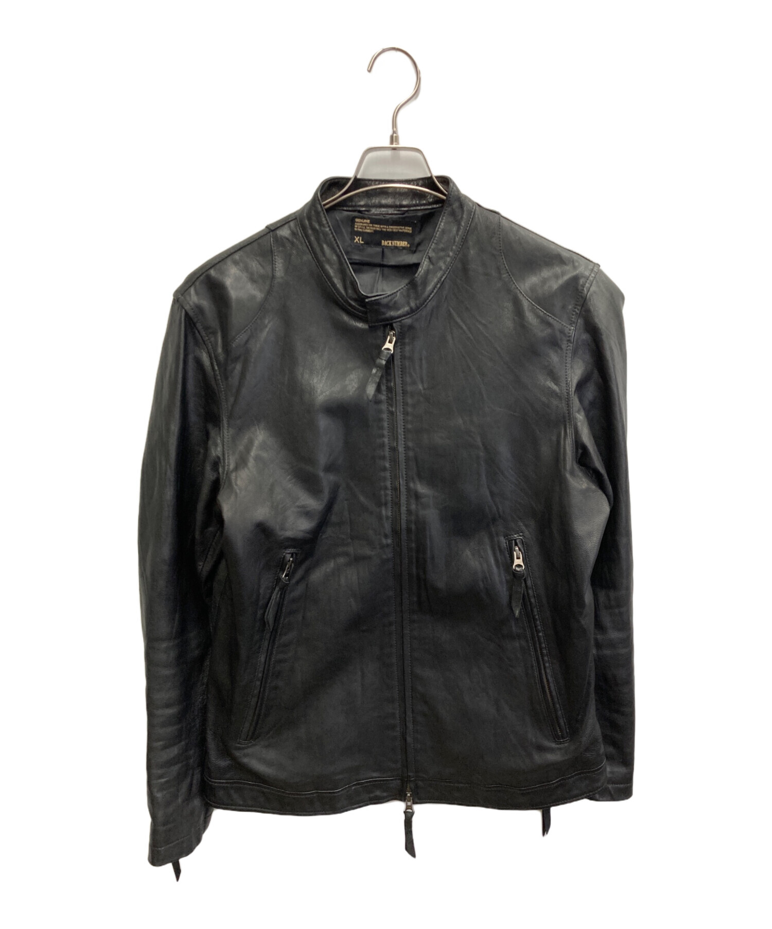 中古・古着通販】BACK NUMBER (バックナンバー) レザージャケット