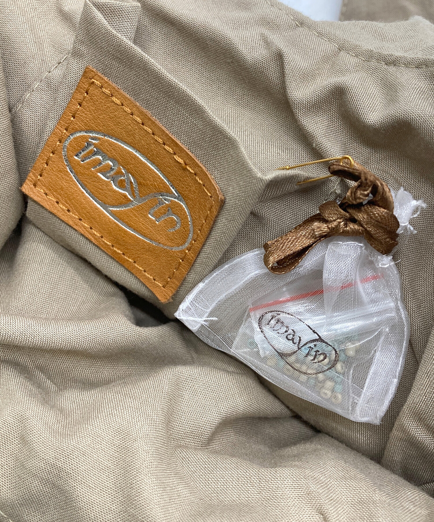 中古・古着通販】Imayin (イマイエン) フリンジビーズバッグ ブルー