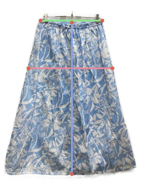 中古・古着通販】Drawer (ドゥロワー) フラワープリントギャザー