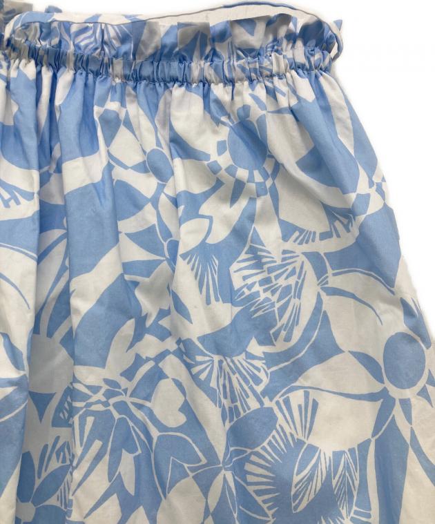 中古・古着通販】Drawer (ドゥロワー) フラワープリントギャザー