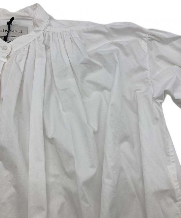 【未使用】デパリエ　ワンピース 中古・古着通販】DEPAREILLE (デパリエ) タイプライターギャザードレス