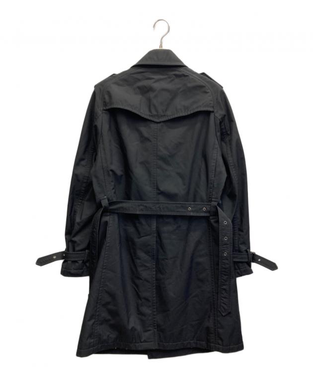 BURBERRY BLACK LABEL トレンチコート M ブラック 廃盤 中古・古着通販】BURBERRY BLACK LABEL (バーバリーブラックレーベル