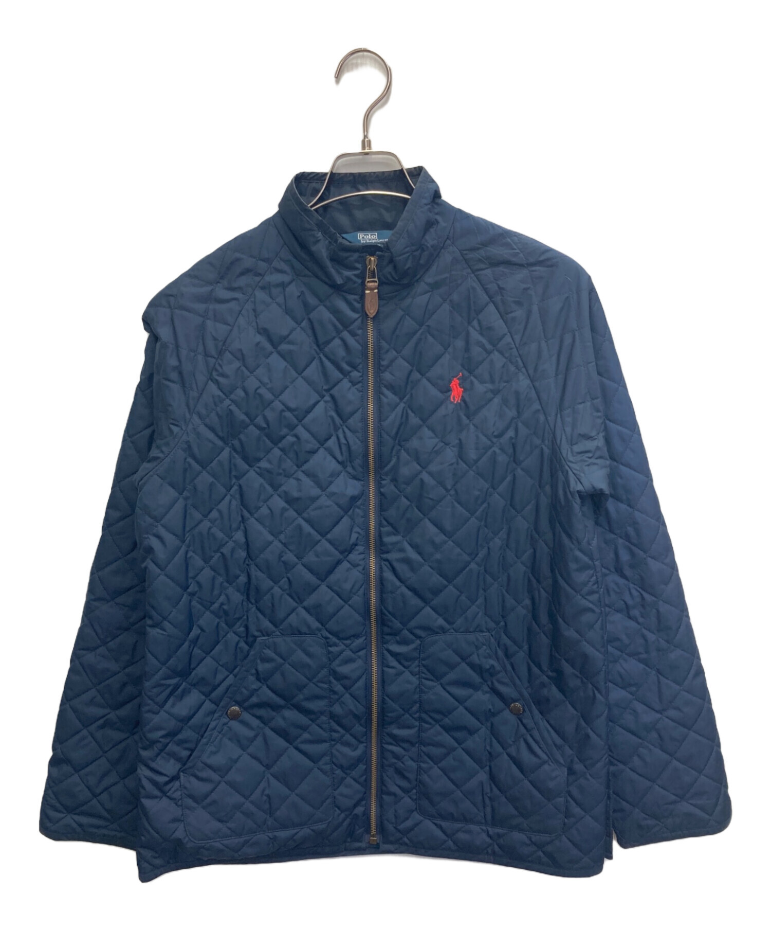 Polo Ralph Lauren ネイビー キルティングジャケット Lサイズ 中古・古着通販】POLO RALPH LAUREN (ポロ・ラルフローレン