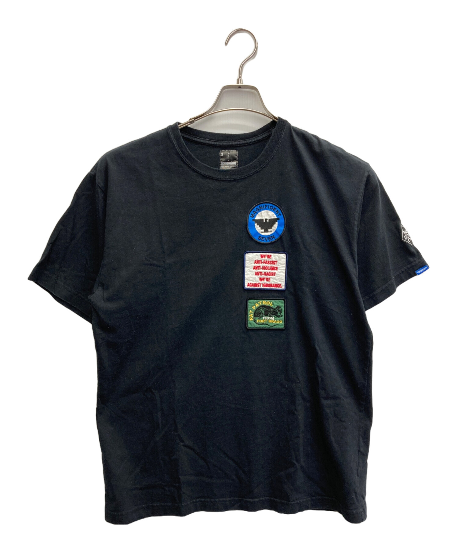 中古・古着通販】NEIGHBORHOOD (ネイバーフッド) ワッペンTEE ブラック 