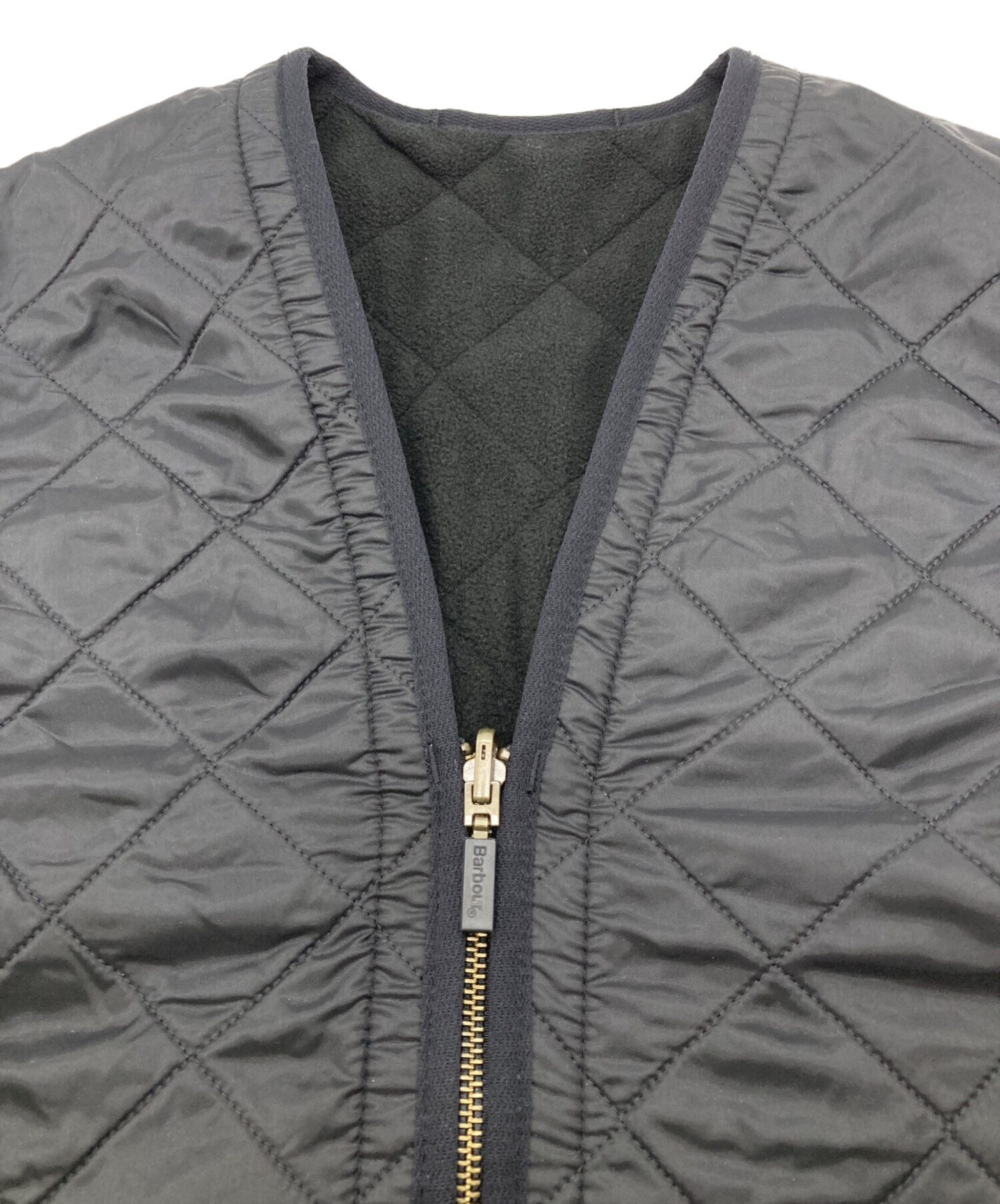 中古・古着通販】Barbour (バブアー) キルティングベスト ブラック
