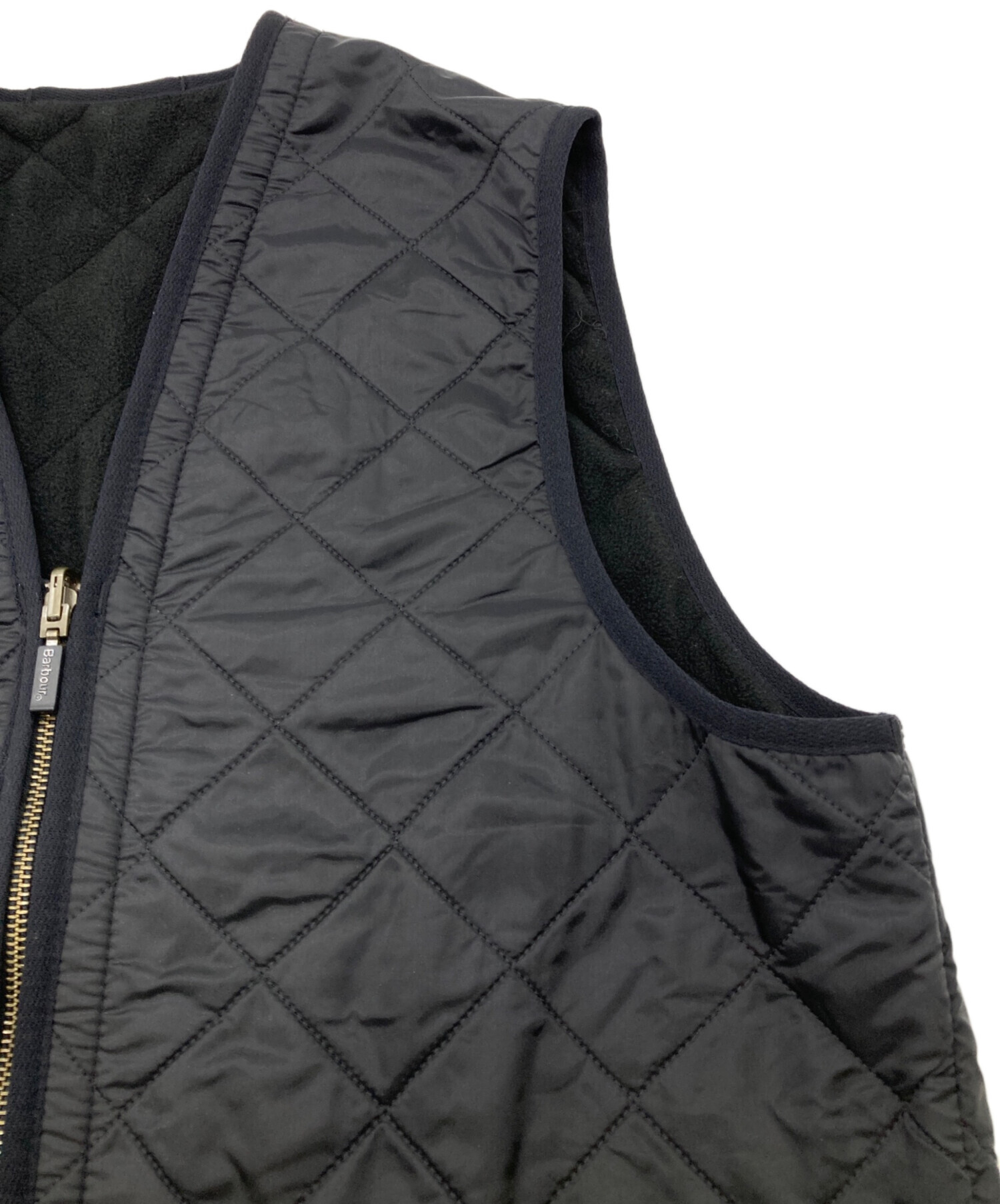 中古・古着通販】Barbour (バブアー) キルティングベスト ブラック