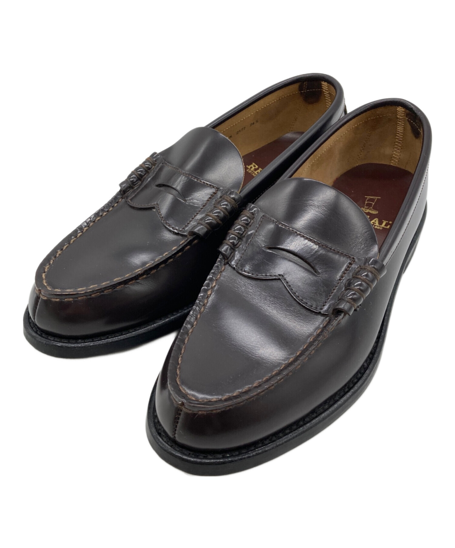 中古・古着通販】REGAL (リーガル) Boots Mark/ローファー/2177