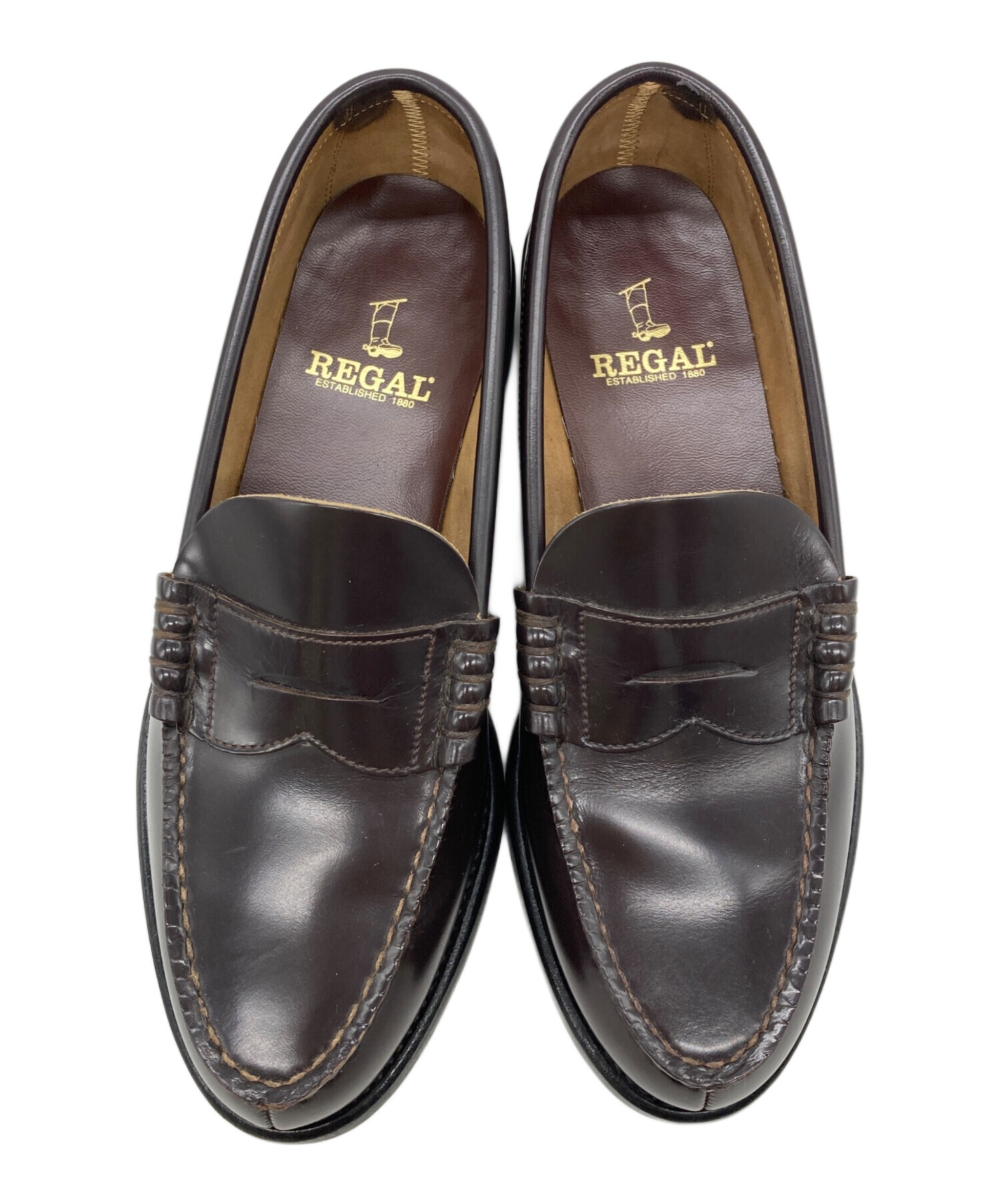 中古・古着通販】REGAL (リーガル) Boots Mark/ローファー/2177