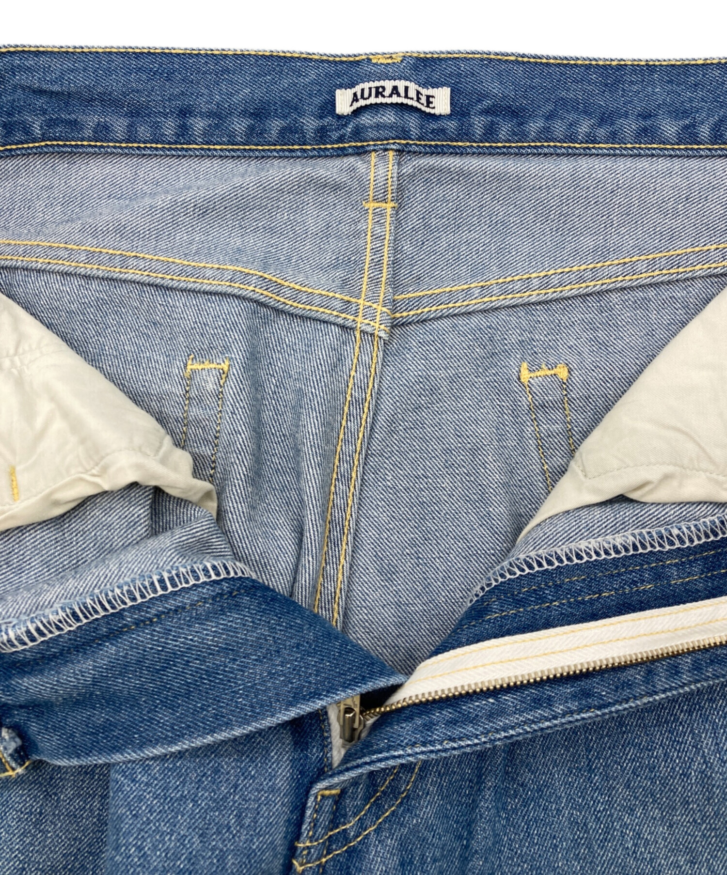 中古・古着通販】AURALEE (オーラリー) WASHED HARD TWIST DENIM 5P