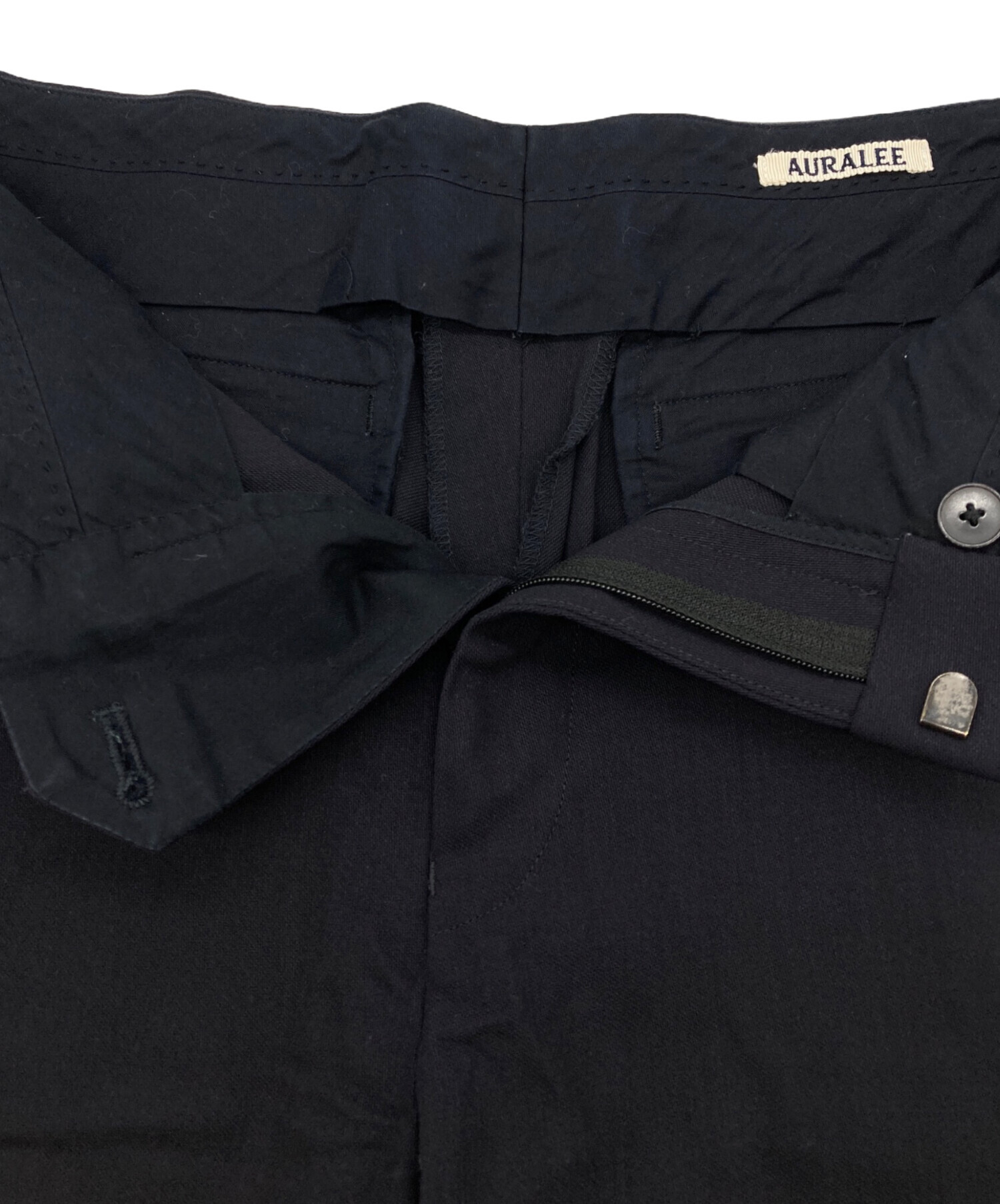 中古・古着通販】AURALEE (オーラリー) HARD TWIST WOOL DOBBY SLIT