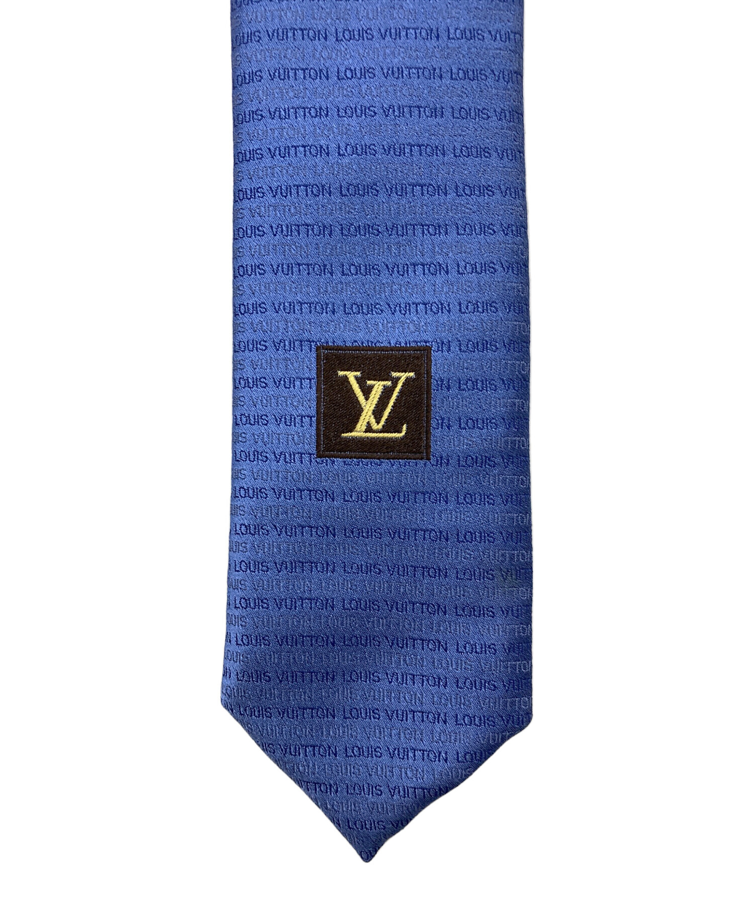 中古・古着通販】LOUIS VUITTON (ルイ ヴィトン) ネクタイ ブルー