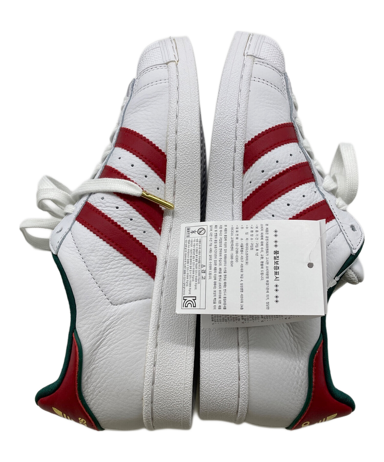 中古・古着通販】adidas (アディダス) SUPERSTAR ホワイト×レッド 