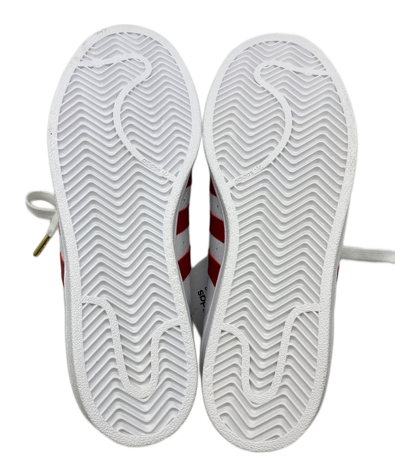 中古・古着通販】adidas (アディダス) SUPERSTAR ホワイト×レッド 