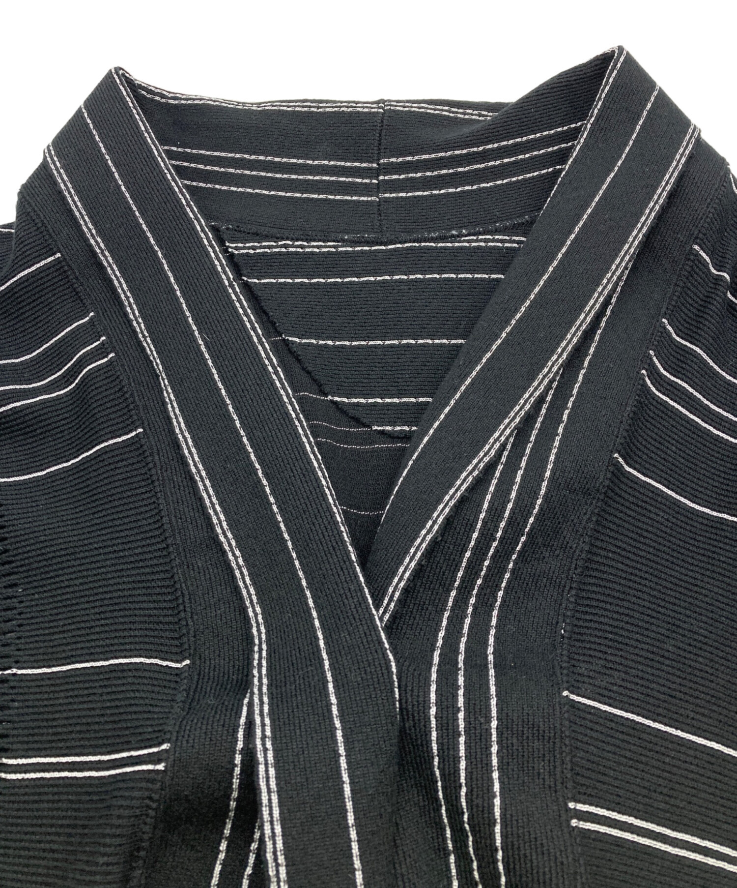 中古・古着通販】ISSEY MIYAKE (イッセイミヤケ) ストライプニット