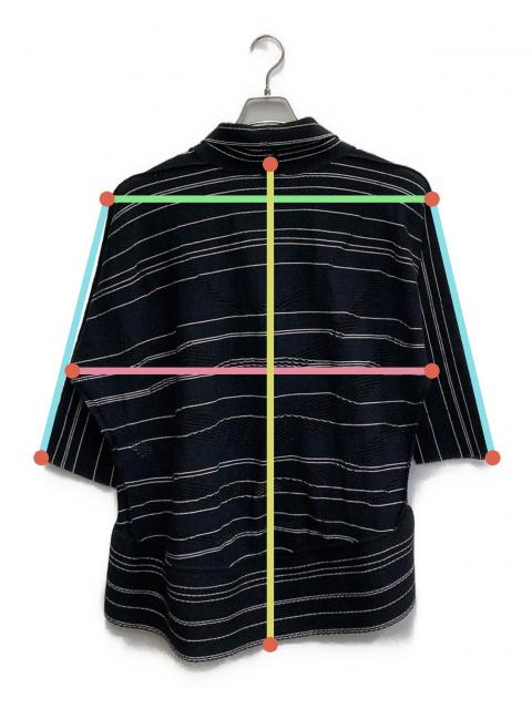 中古・古着通販】ISSEY MIYAKE (イッセイミヤケ) ストライプニット