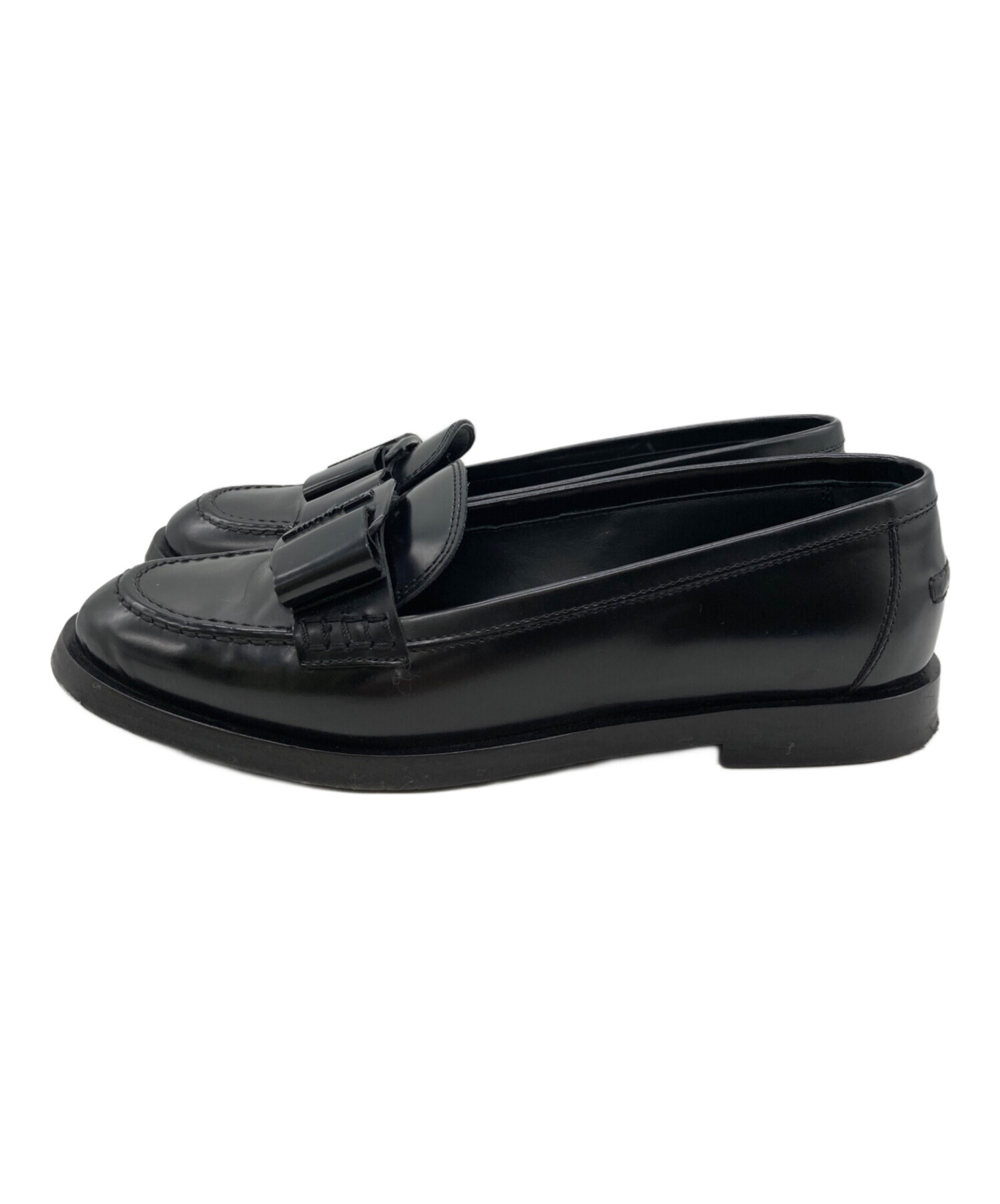 Salvatore Ferragamo VIVALDO ローファー リボン 6 中古・古着通販】Salvatore Ferragamo (サルヴァトーレ フェラガモ