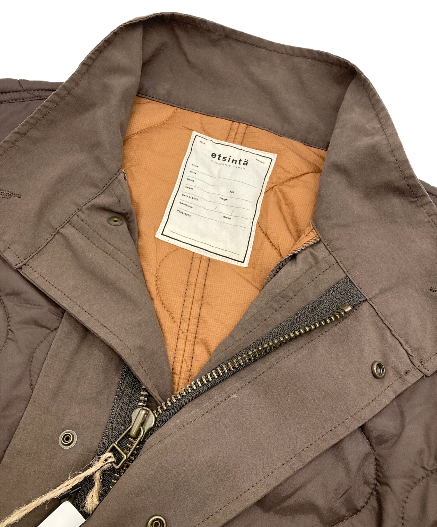 中古・古着通販】etsinta (エシンタ) 切替マキシミリタリーコート